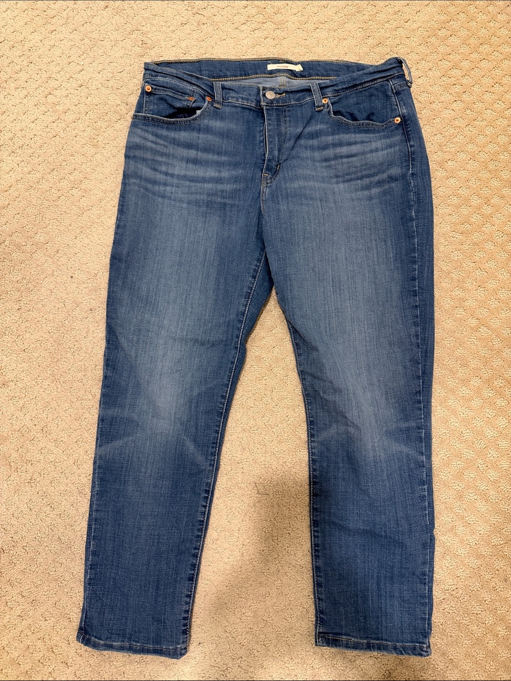 Levi's Women's Medium Blue Boyfriend Jeans